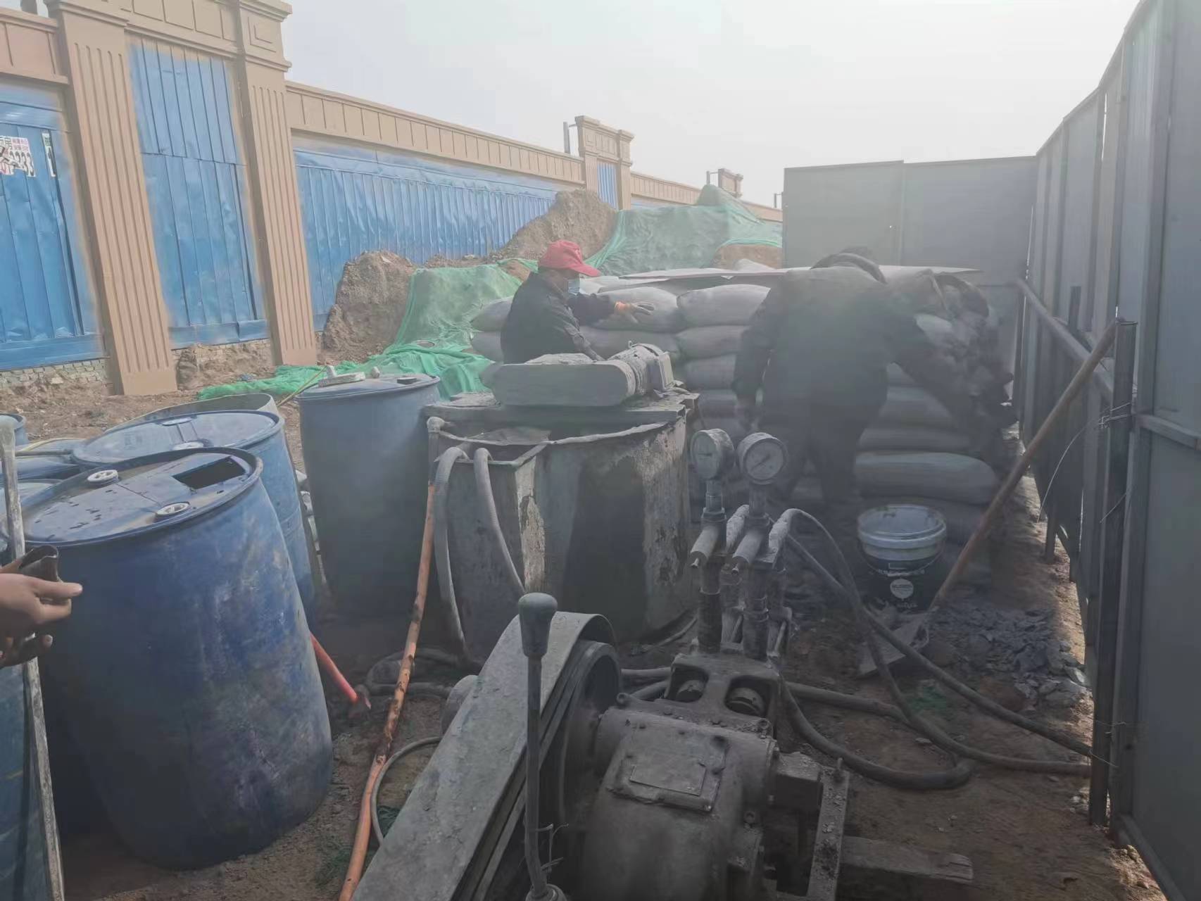 连山地基沉降注浆加固